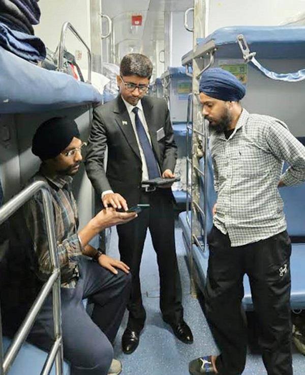ticketless passengers caught during ticket checking in ferozepur division
