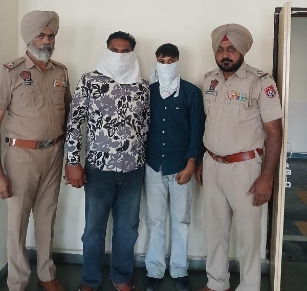 two suspects arrested by sadar patti police with intoxicating pills