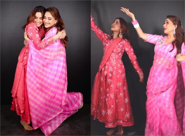 sharvari gets emotional while dancing with madhuri dixit