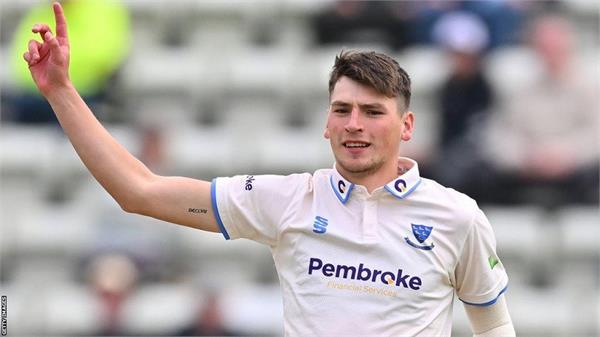 uncapped fast bowler henry crocombe gets central contract from ecb