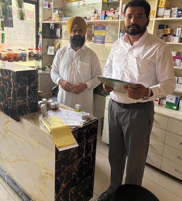 sudden checking of various medical stores in tarn taran district