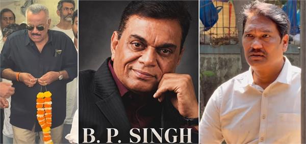   cid   actors shivaji satam  dayanand shetty pay tribute to b  p  singh