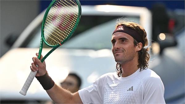 stefanos tsitsipas records 400th tour level win