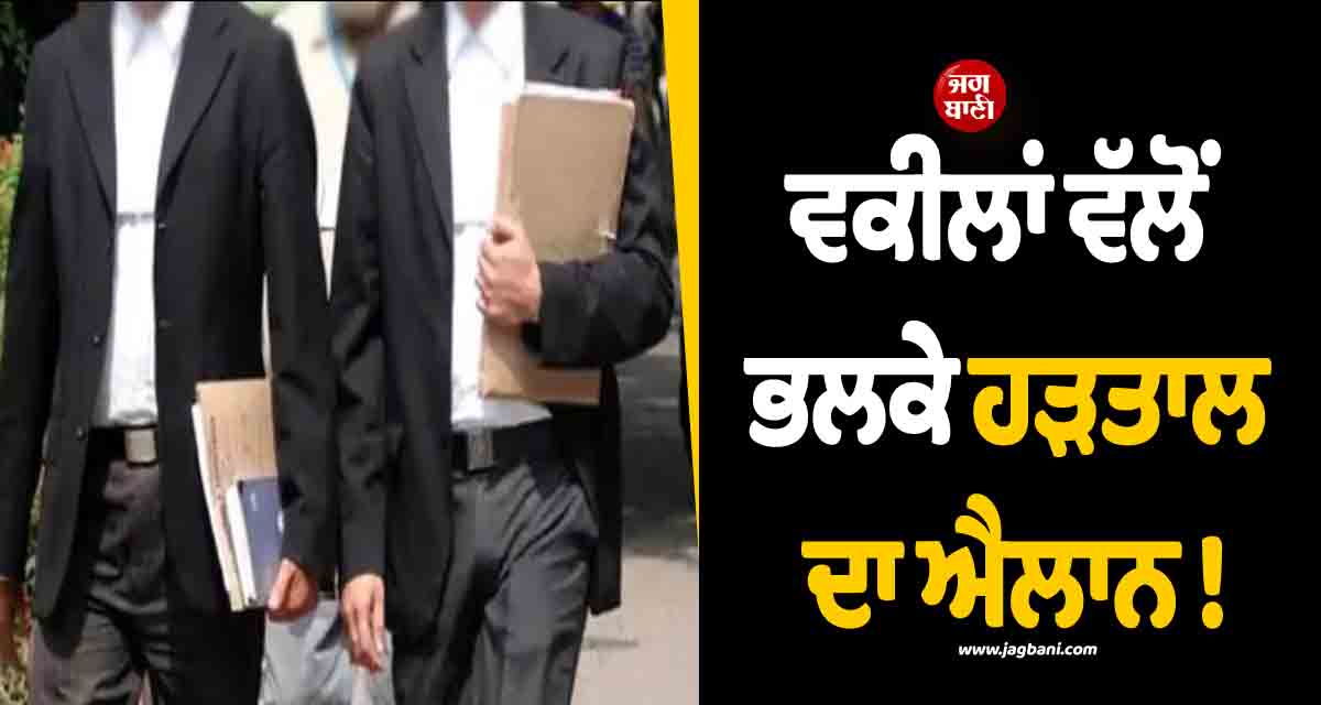 ਵਕੀਲਾਂ ਵੱਲੋਂ ਭਲਕੇ ਹੜਤਾਲ ਦਾ ਐਲਾਨ ! ਰੋਹਿਣੀ ਕੋਰਟ ਬਾਰ ਐਸੋਸੀਏਸ਼ਨ ਵੱਲੋਂ ਬਾਈਕਾਟ ਦਾ ਸੱਦਾ, ਜਾਣੋ ਮਾਮਲਾ