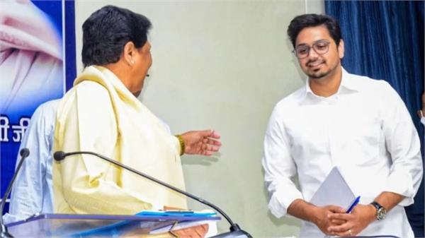 akash anand returns to bsp