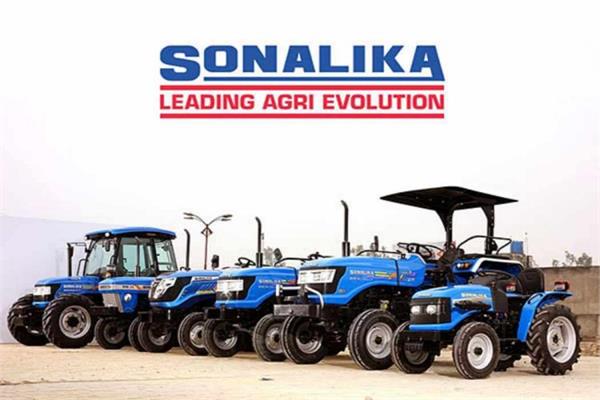 sonalika crosses the figure of 1 lakh tractor sales in 6 months