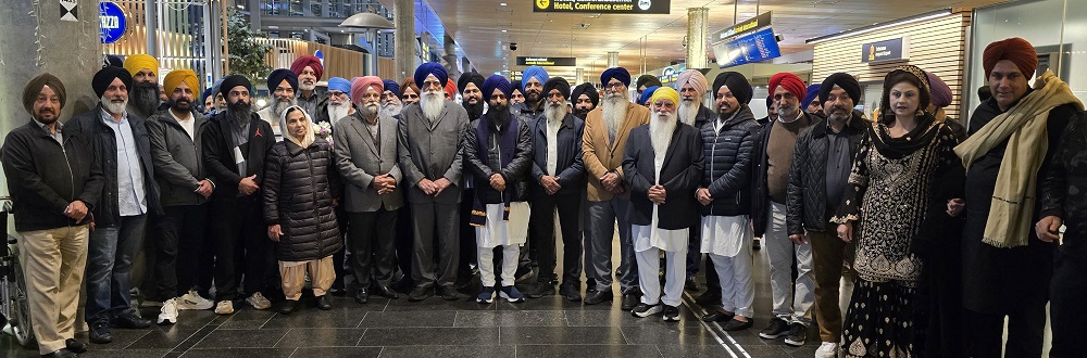 ਨਾਰਵੇ ਪੁੱਜਣ ’ਤੇ ਜਥੇਦਾਰ ਗੜਗੱਜ ਦਾ ਸਿੱਖ ਸੰਗਤ ਵੱਲੋਂ ਭਰਵਾਂ ਸੁਆਗਤ