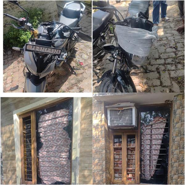gunshots fired in garhshankar hooligans in house and created a ruckus