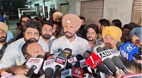 moga shooting incident raja warring arrives to share grief