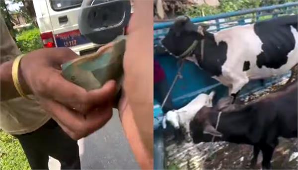 police personnel caught on camera accepting bribe