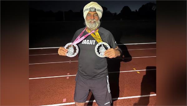 jagjit singh hardo prahola sets new record by running two marathons