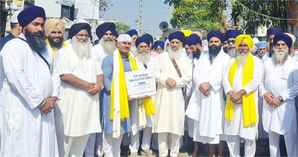 magnificent nagar kirtan was organized in tanda