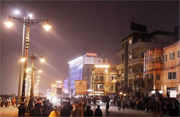 large crowd of devotees gathered in puri on new year  s day
