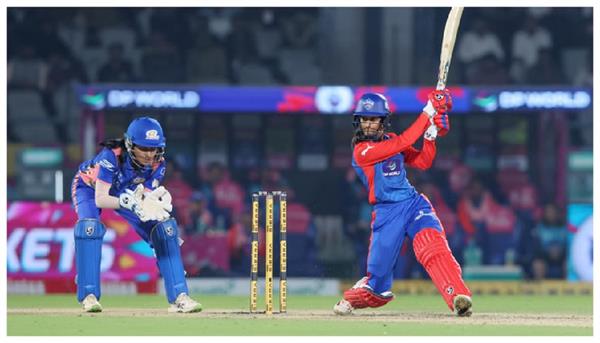 delhi capitals win with captain jemimah  s half century 
