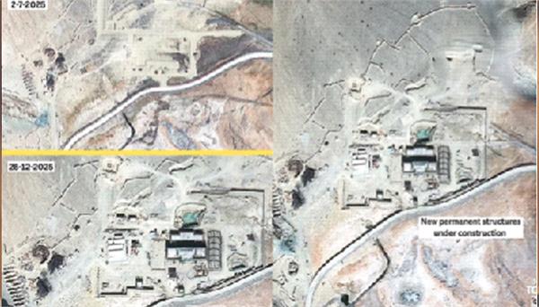 china secretly carrying out permanent construction in disputed area