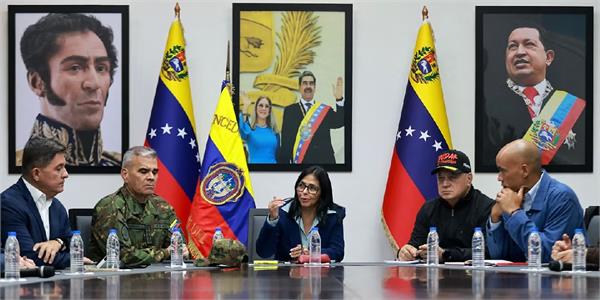 delcy rodriguez sworn in as interim president of venezuela