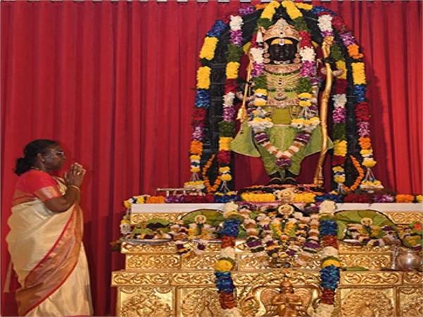 ayodhya visit  president draupadi murmu