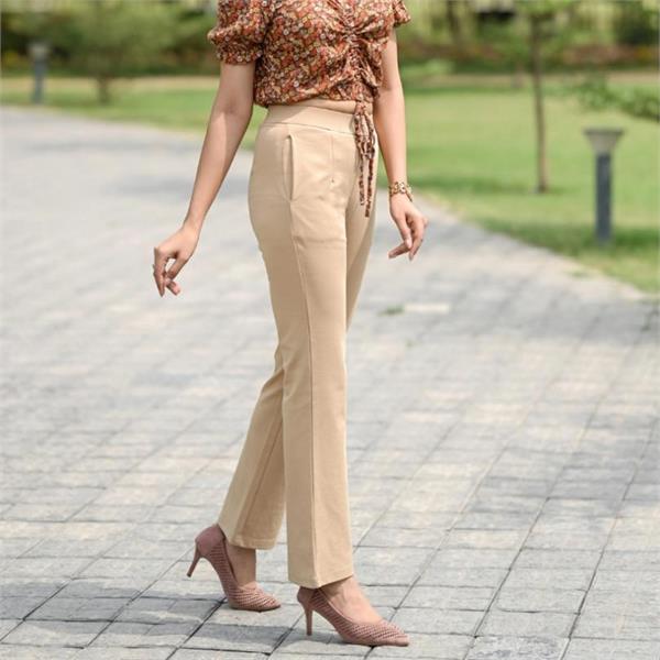 young ladies  stylish look  fit and flare bottoms