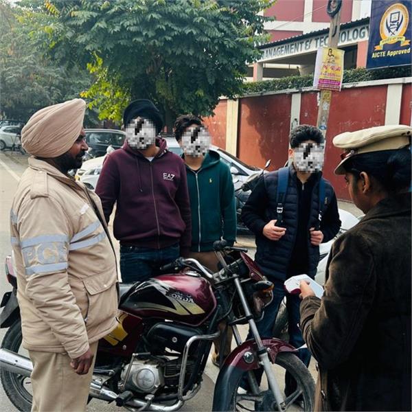 traffic police on action mode