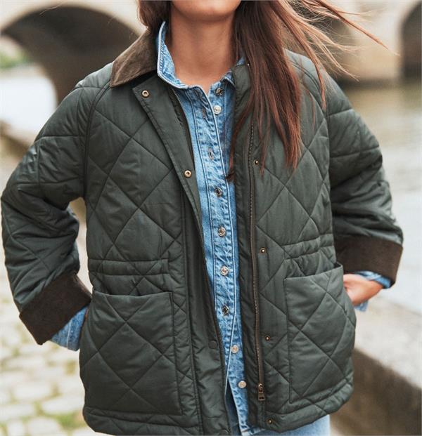 winter  young women  trendy look  corduroy jacket