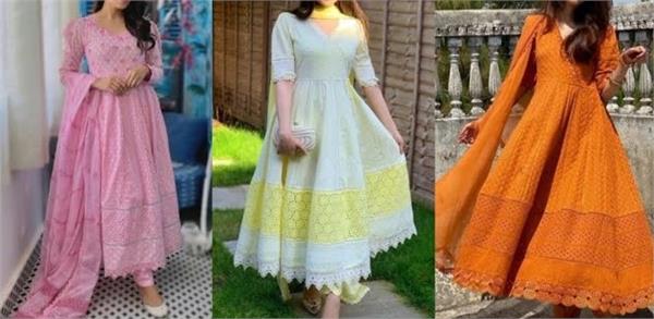 designer frocks   are giving young women a trendy look