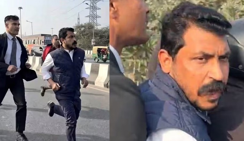 ਅੱਗੇ-ਅੱਗੇ MP ਪਿੱਛੇ-ਪਿੱਛੇ ਪੁਲਸ, ਰੋਕੇ ਜਾਣ ’ਤੇ ਚੰਦਰਸ਼ੇਖਰ ਨੇ ਹਾਈਵੇਅ ’ਤੇ ਲਾਈ ਦੌੜ