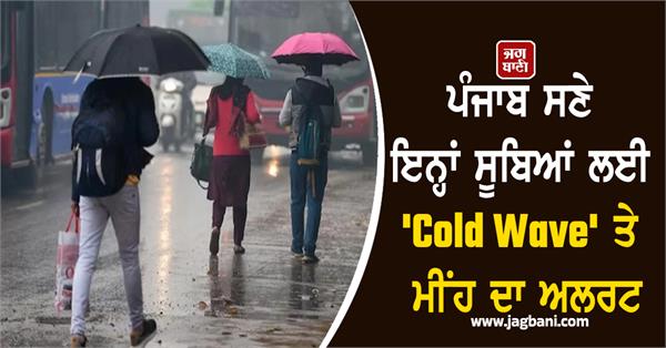 cold  punjab  cold wave  rain  alert  north india