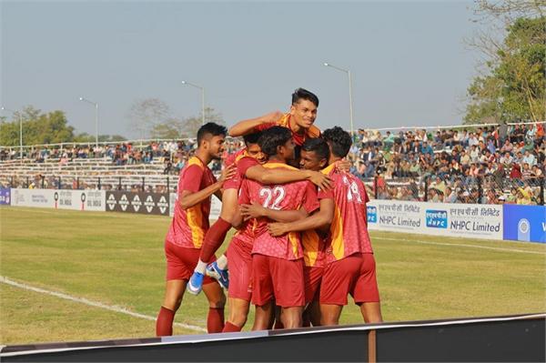santosh trophy  defending champions west bengal beat nagaland 4 0