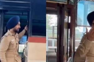 diljit dosanjh travelling in punjab roadways bus