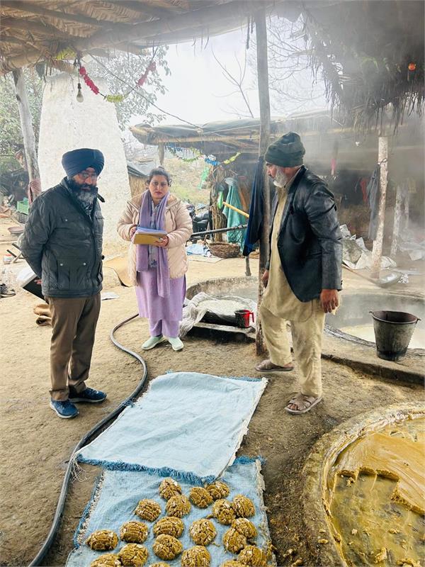 food safety wing collects samples of jaggery and dairy products