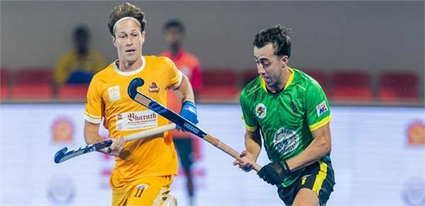 hockey india league  tamil nadu dragons beat ranchi royals in shootout