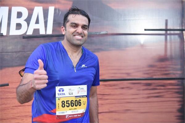 parth jindal successfully completes mumbai half marathon