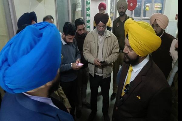 moga civil hospital checking