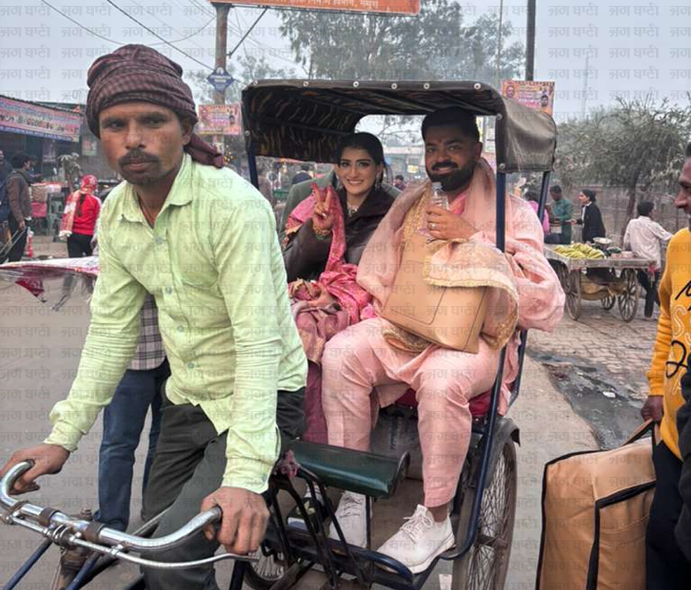 ਅਮਰੀਕਾ ਤੋਂ ਆਏ IT ਕੰਪਨੀ ਦੇ ਮਾਲਕ ਨੇ ਪਟਿਆਲਾ 'ਚ ਕਰਾਇਆ ਵਿਆਹ, ਰਿਕਸ਼ੇ 'ਤੇ ਗਏ ਲਾੜਾ-ਲਾੜੀ