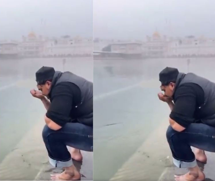 ਸ੍ਰੀ ਦਰਬਾਰ ਸਾਹਿਬ ਦੇ ਸਰੋਵਰ ''ਚ ਕੁਰਲੀ ਕਰਨ ਦਾ ਮਾਮਲਾ ਗਰਮਾਇਆ, SGPC ਵੱਲੋਂ ਪੁਲਸ ਕੋਲ ਸ਼ਿਕਾਇਤ ਦੇਣ ਦੀ ਤਿਆਰੀ