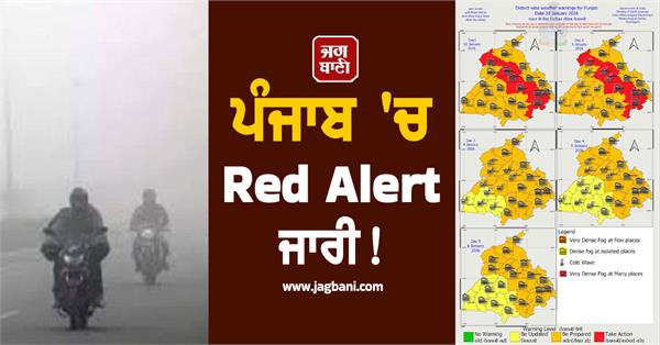 weather punjab red alert issued