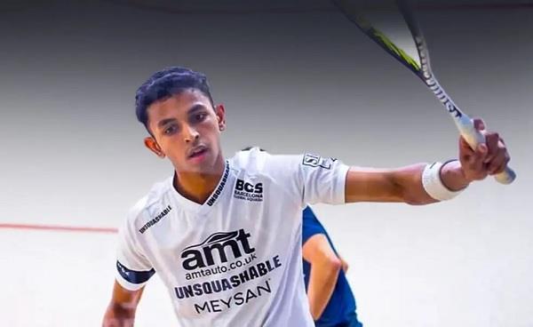 senthilkumar  veer chotrani advance to next round at washington squash open