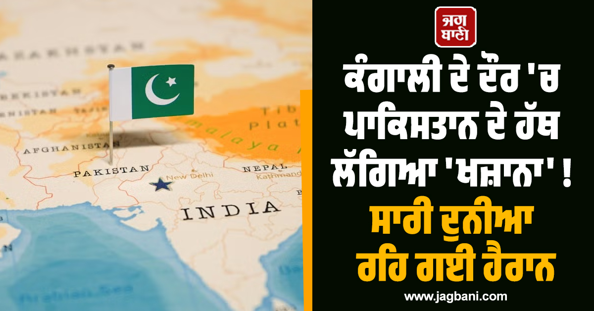 ਕੰਗਾਲੀ ਦੇ ਦੌਰ 'ਚ ਪਾਕਿਸਤਾਨ ਦੇ ਹੱਥ ਲੱਗਿਆ 'ਖਜ਼ਾਨਾ' ! ਸਾਰੀ ਦੁਨੀਆ ਰਹਿ ਗਈ ਹੈਰਾਨ