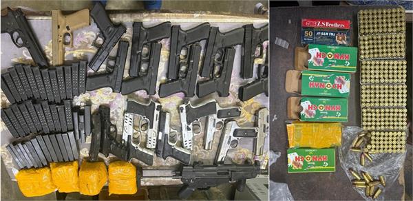 bsf recovers weapons