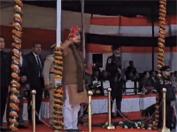 haryana cm  naib saini flag