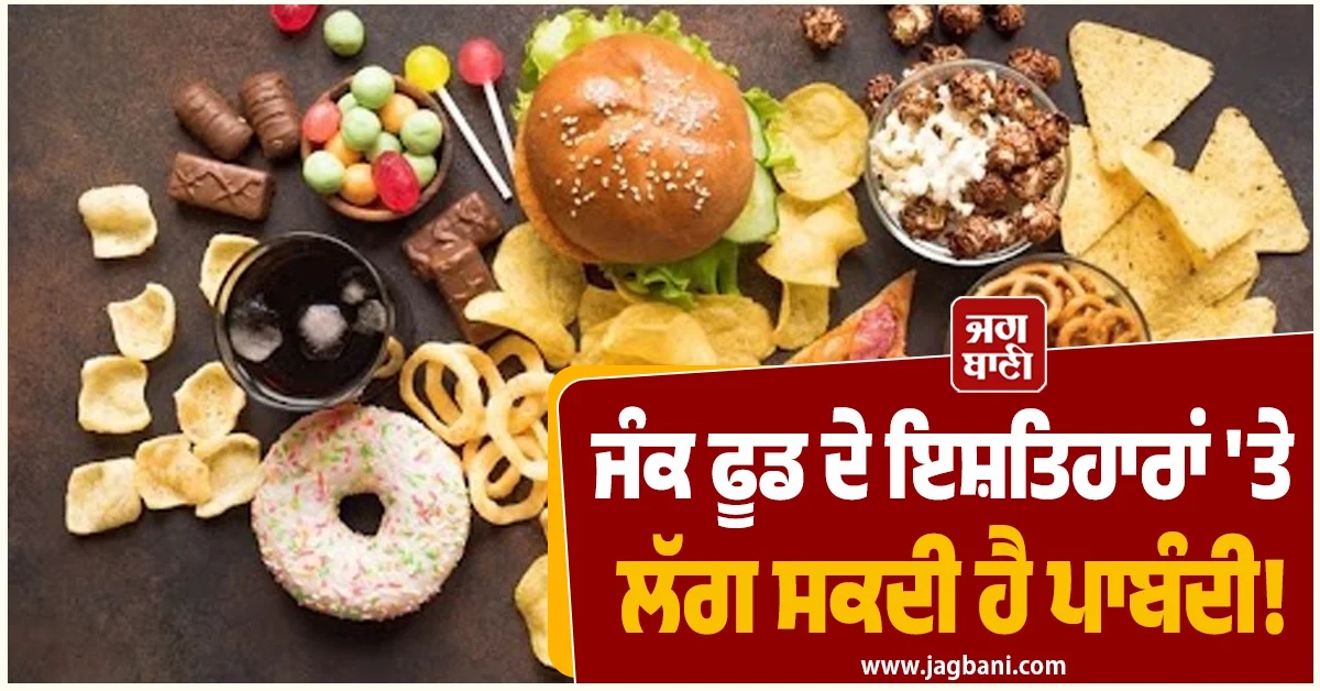 ਦੇਸ਼ ''ਚ ਜੰਕ ਫੂਡ ਦੇ ਇਸ਼ਤਿਹਾਰਾਂ ''ਤੇ ਲੱਗ ਸਕਦੀ ਹੈ ਪਾਬੰਦੀ, ਆਰਥਿਕ ਸਰਵੇਖਣ ਨੇ ਦਿੱਤੀ ਵੱਡੀ ਸਲਾਹ
