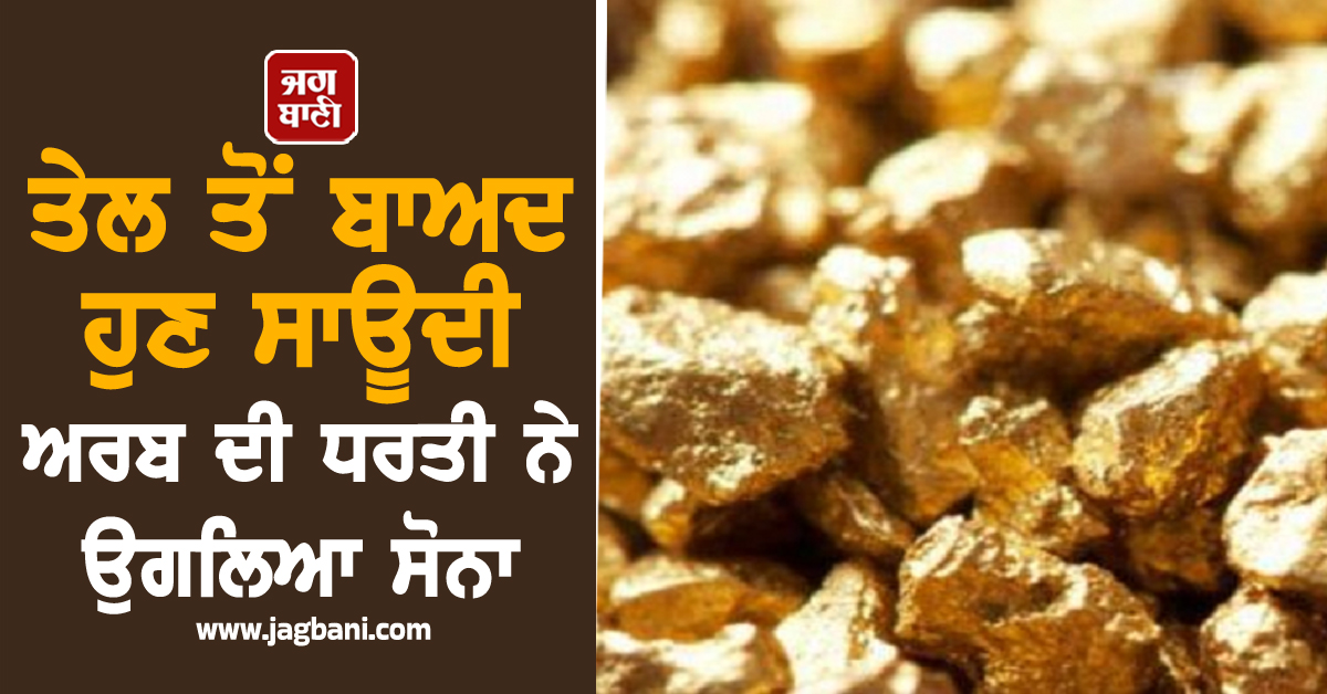 ਤੇਲ ਤੋਂ ਬਾਅਦ ਹੁਣ ਸਾਊਦੀ ਅਰਬ ਦੀ ਧਰਤੀ ਨੇ ਉਗਲਿਆ ਸੋਨਾ, 4 ਥਾਵਾਂ 'ਤੇ ਮਿਲਿਆ ਵਿਸ਼ਾਲ ਖ਼ਜ਼ਾਨਾ