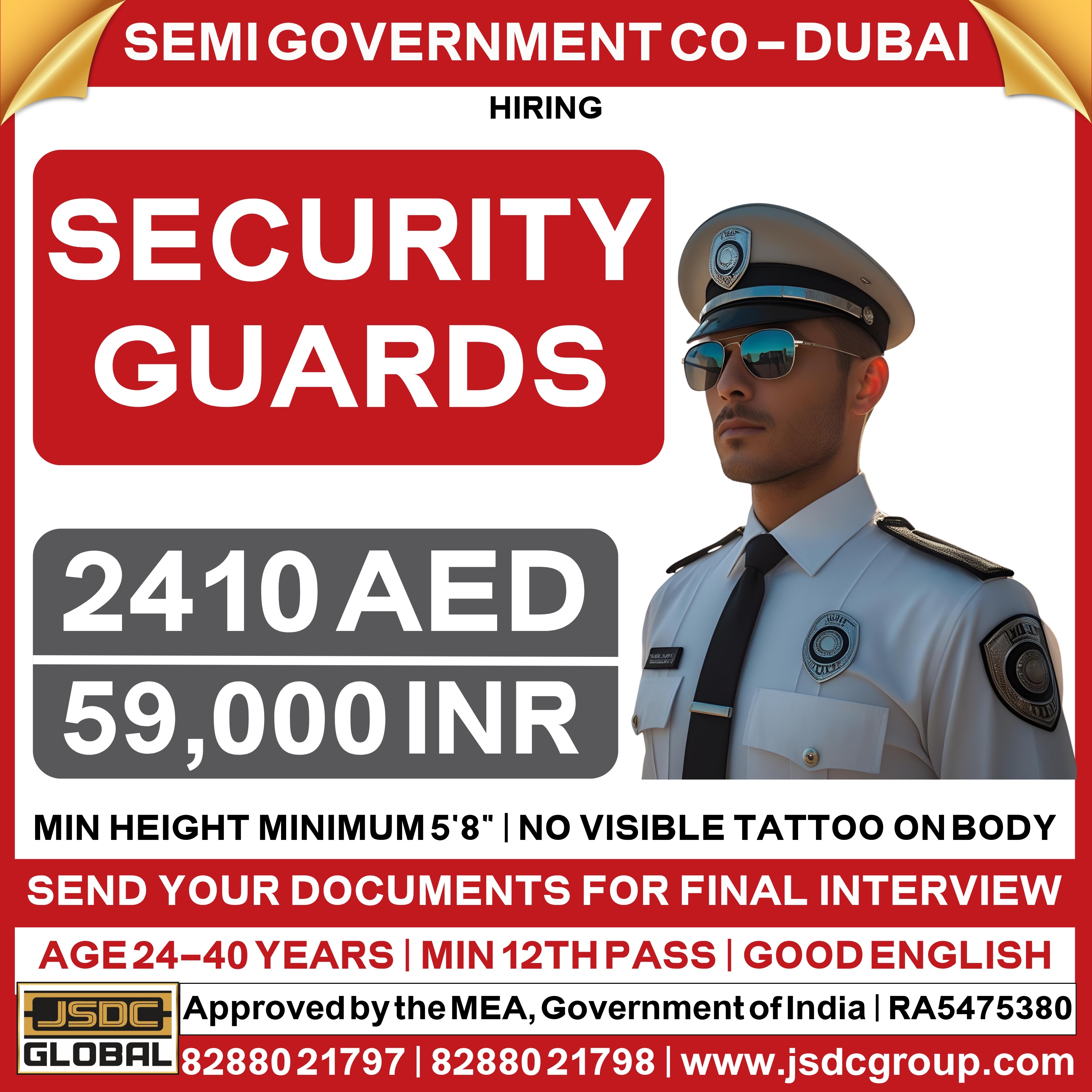 ਬਾਰਵੀਂ ਪਾਸ ਲਈ ਦੁਬਈ ਜਾਣ ਦਾ ਸੁਨਹਿਰੀ ਮੌਕਾ, ਕਮਾਓ 60 ਹਜ਼ਾਰ ਤਨਖ਼ਾਹ, ਵੀਜ਼ਾ 15 ਦਿਨਾਂ ਅੰਦਰ