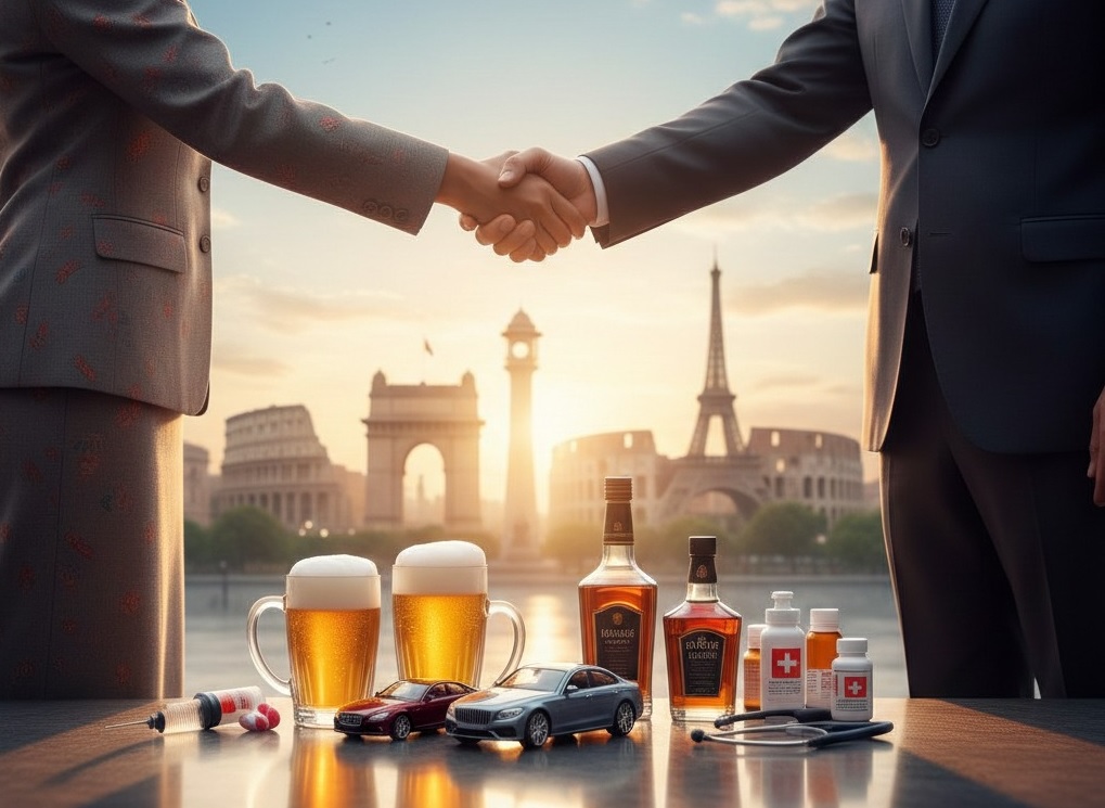 Beer, ਸ਼ਰਾਬ, ਕਾਰਾਂ ਤੇ ਮੈਡੀਕਲ ਉਤਪਾਦ ਹੋਣਗੇ ਸਸਤੇ, India ਤੇ EU ਵਿਚਾਲੇ ਇਤਿਹਾਸਕ ਸਮਝੌਤਾ