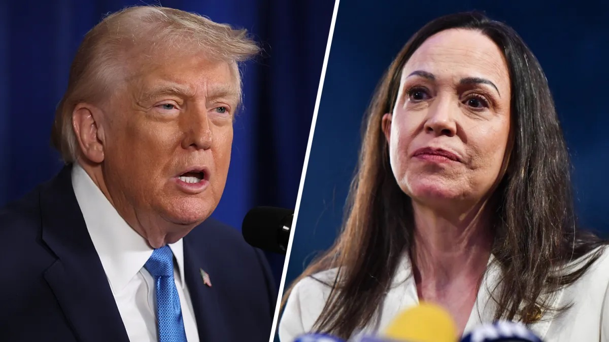 ਟਰੰਪ ਨਾਲ ਆਪਣਾ ਨੋਬਲ ਪੁਰਸਕਾਰ ਸਾਂਝਾ ਕਰੇਗੀ ਵੈਨੇਜ਼ੁਏਲਾ ਦੇ ਵਿਰੋਧੀ ਧਿਰ ਦੀ ਨੇਤਾ ਮਾਚਾਡੋ !