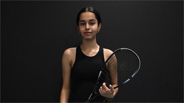 anahat in the semifinals of squash on fire in washington