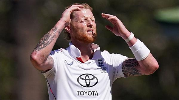 ashes series  england captain ben stokes out of the field due to injury