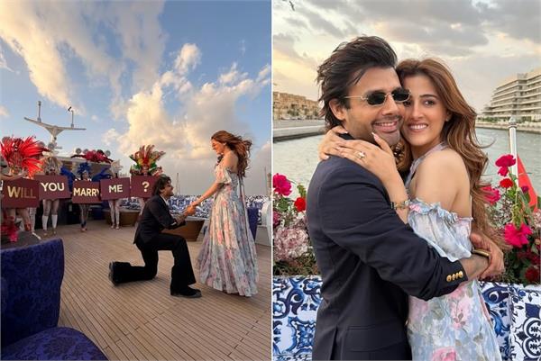 nupur sanon gets engaged to stebin ben