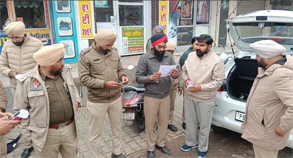 barnala police checking