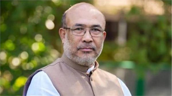 former manipur cm biren singh and bjp state president leave for delhi